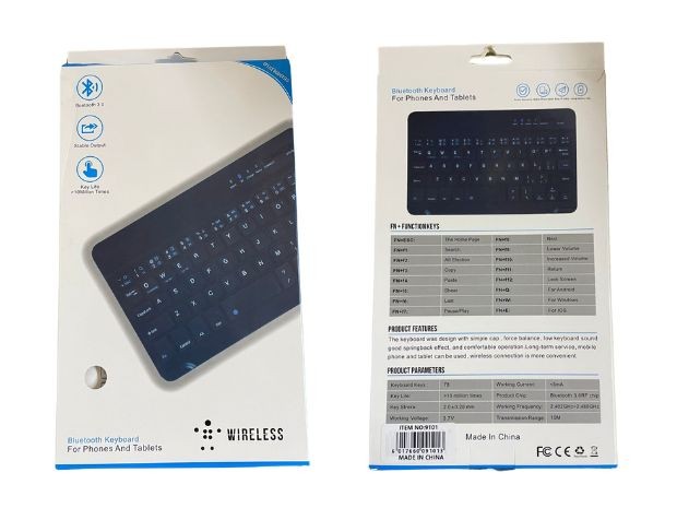 &u+ TECLADO PC BLUETOOTH 3.0 DE 10 PULGADAS (9101)